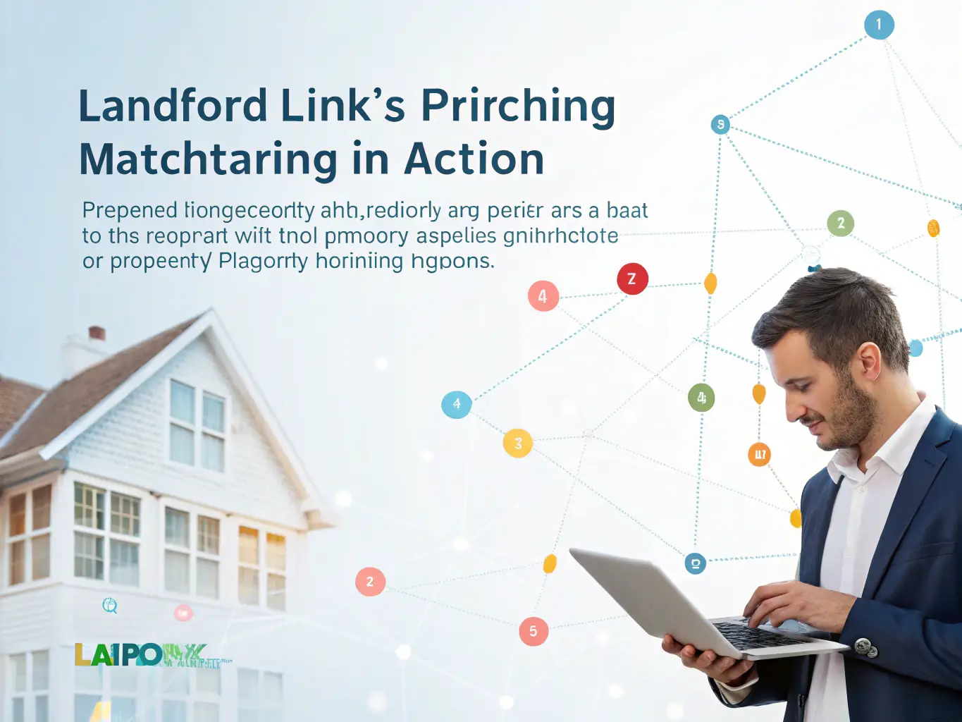 An image of Landlord Link's proprietary matching algorithm at work, analyzing data points to find the best property manager for a landlord.